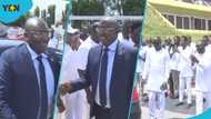 Bawumia given mammoth welcome by presidential staffers after victory in NPP presidential race