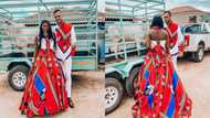 Couple stuns in 'perfect' African attires during their wedding ceremony; photos light up social media