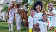 Okyeame Kwame and his wife celebrate 12th wedding anniversary (photo)