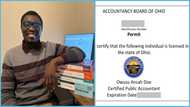 Ghanaian man becomes Certified Public Accountant, earns master’s degree all in 1 year