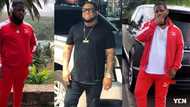 D-Black shows off his fleet of expensive cars in his mighty mansion in new photo