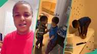 "Check on your kids when they go silent": Worried mum cries out after catching twin sons making mess