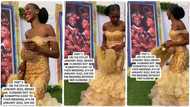 Lady goes ahead with wedding alone after her fiance was kidnapped a day before the event