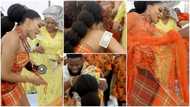 Video goes viral as groom pulls off bride's cloth while trying to spray money