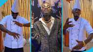 Lil Win dresses like a chef, sings his new song Me Nwom in exciting video: "Banger alert"