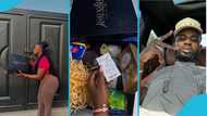 Black Sherif sends beautiful female fan gift package, sparks reaction