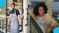 Ghanaian lady saves from her salary as a waitress in Ghana to buy a car