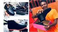 Ghana's job crisis: KNUST student employs colleagues to his online shoe business