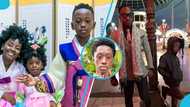 Okyeame Kwame’s son looks all grown, displays maturity as he speaks about Daddy Lumba’s death, video