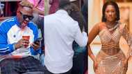 Unaware video of Medikal and Fella Makafui chopping love at Shaxi launch drops; fans draw conclusions