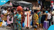 Tension in market as husband locks wife inside shop after business disagreement