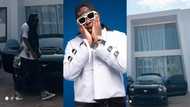 Medikal proves he's rich as he drops new photos flaunting his mansion and luxury cars