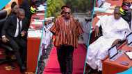 President John Mahama dons a stylish smock to deliver the State of the nation address