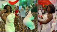 "Give dem": McBrown, others hail Martha Ankomah as she scatters party with Amapiano dance moves