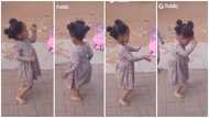 Talented little girl wows many as she is captured giving 'adult' dance moves in a video