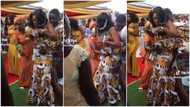 "God have mercy": Woman "rubs" bride's stomach on wedding day as she dances, caught on camera