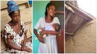 It's touching: GH single mom living with 3-week-old baby in mud house moved to rented house; gets land and money