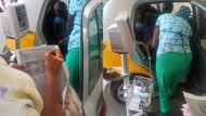 Ghanaian man rushed to hospital receives treatment in taxi over lack of beds