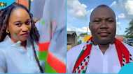 Ghana Election: Young lady rejoices as husband becomes an MP dances in video