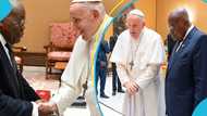 Pope Francis meets President Nana Akufo-Addo at Vatican City, tells him about loving and helping others