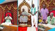 Sarkodie pays courtesy call on Otumfuo, signs VIP visitors book in historic Manhyia visit