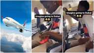 Excited boy causes stir as he uses aeroplane for the first time, makes noise about food, video goes viral