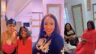 Tracey Boakye, Diamond Appiah visit Afia Schwar at home over dad's passing in video