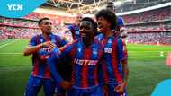 Ghanaian-born English striker wins FA Cup after Crystal Palace beat Man City