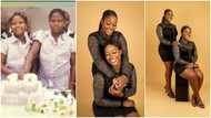 Pretty twin sisters mark birthday with fine photos alongside throwback picture, wow many