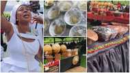 This is the original our day: Fans laugh as Afia Schwar shows bowls of fufu, banku she shared at her dad's funeral