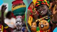 2023 AFCON: Stunning photos of the costumes of Black Stars supporters in game against Cape Verde