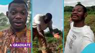 Young university graduate causes stir as he dumps his certificate to become a farmer in a village