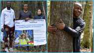 UDS alumnus: Ghanaian student sets new Guinness World Record for hugging trees, peeps rejoice