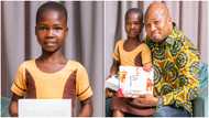 Ablakwa gifts 8-year-old winner of reading competition GH¢3k, new tablet with free internet; shares photos