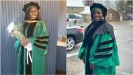 Ghanaian mum of 2 & wife graduates with PhD in Economics after 6 years in university