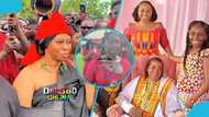 Adwoa Safo's pretty first daughter makes a rare appearance at the late Apostle Kwadwo Safo Kantanka's funeral