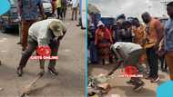 Kumasi mayor shows humility, spotted sweeping a street, traders praise him in trending video