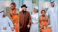 Photos from the wedding of Igbo lady and Emirati husband stun many: "He's an Arab billionaire"