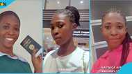 Ghanaian nurse rejoices as she vacates her post in Ghana, relocates to the UK to practise, video