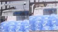 Video of Truck Using CCTV to Monitor Bags of "Pure" Water amazes social media