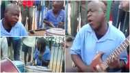 13-year-old drummer boy & his visually impaired guitarist dad thrill people on road with their cute display