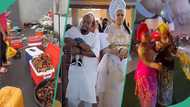 Newborn baby's dedication becomes talk of town as guests spray wads of cash: "Marry a rich Igbo man"