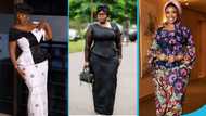 Nana Ama McBrown, Serwaa Amihere, Cookie Tee and others slay stylish kaba and long skirts