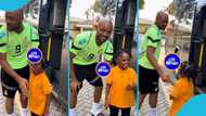 Jordan Ayew Humbly Grants Comic Actor Don Little's Wish During First Meeting: Video
