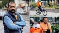 Politician with many degrees becomes a delivery man with bicycle after he resigned from gov’t