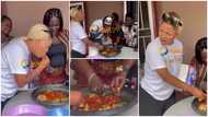 Nana Ama McBrown eats tuo zafi with Onua Showtime crew, hilarious video cracks ribs