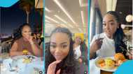Jackie Appiah copies TV host Delay's secret hairstyle as she travels to Dubai with Samira Yakubu