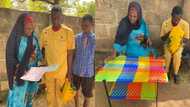 Meet 26-year-old visually impaired Ghanaian who creates beds, tables & more out of thread