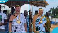 Edina Bakatue ends in success, obroni chief participates in royal procession, receives kingly treatment, video