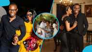 Anita Akuffo and Sanaa Opoku: TV3 host and hubby hit the dance floor at their marriage ceremony